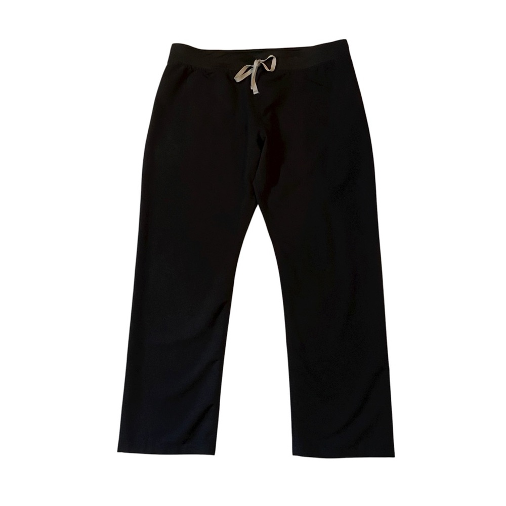 FIGS Livingston Straight Leg Scrub Pants Technical Collection Black T21003 XL